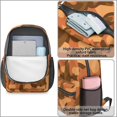 thumbnail image 4 of 17 Inch Lightweight Backpack,PVC Waterproof Oxford Fabric, Ergonomically Designed, with Large Capacity, Camouflage Print, 4 of 5