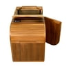 Essential HM-S-1 Infrared Sauna with Low EMF Trulnfra Heater Low EMF Tecoloy M Heater and Floor Heater in Cedar Wood
