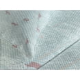 thumbnail image 4 of Ambesonne Deer Quilted Bedspread Set 3 Pcs, Forest in the Winter Trees, King Size, Bluegrey Dried Rose, 4 of 5