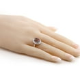 thumbnail image 3 of Gem Stone King 2.36 Ct Oval Red Tiger Eye 925 Sterling Silver Ring (Size 9), 3 of 4