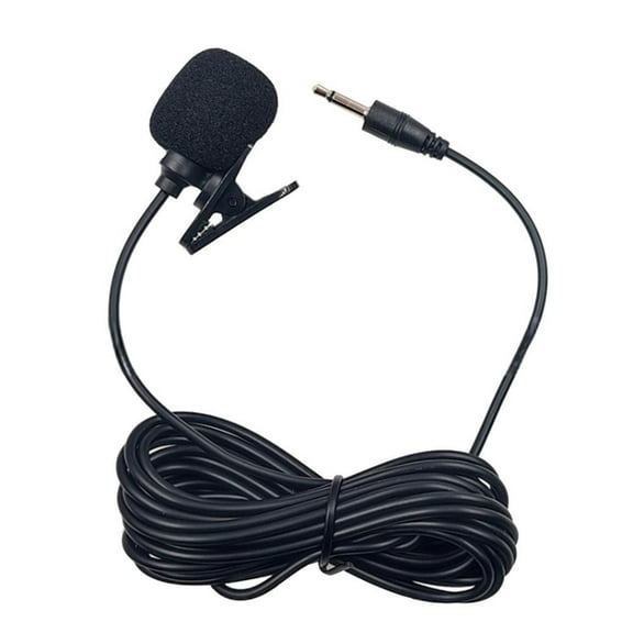 Lavalier 3.5MM Clip on Microphone MIC For Mobile Phone Tablet PC Sound card
