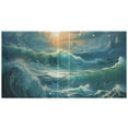 thumbnail image 2 of Ocean Blue 3 Ring Binders 1.5 inch Hardcover File Folders with Interior Pockets A4 Size Organizer for School Office Hospital, 2 of 7