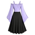 thumbnail image 4 of Hurxie Wedding Womens's Medieval Renaissance Costume Cosplay Over Dress, 4 of 6