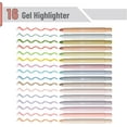 thumbnail image 2 of shiyou-- Gel Highlighters, 16 Pack, Soft & Muted Colors, No Bleed Bible Markers, 2 of 4