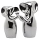 thumbnail image 1 of Figuras Decorativas de Cerámica Crown Baccara Elefantes 2 piezas Plata, 1 of 5