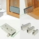 thumbnail image 5 of 2 bisagras resistentes de acero inoxidable para puertas de vitrinas y vitrinas. S, 5 of 9