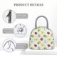 thumbnail image 4 of Balery Insects Bolsa de Almuerzo para Mujeres, Caja de Almuerzo, Bolsa de Almuerzo Pequeña Impermeable, Tote de Almuerzo Reutilizable con Gran Capacidad, 4 of 6
