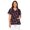 Breast Cancer Prevention and Treatment Public Welfare, variant on Binienty Pink and black Scrub Top for Women Breathable V Neck Nurse Uniform Comfortable Stretchy Shirts with Pockets