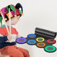 thumbnail image 1 of Batería electrónica Kit de batería de 7 almohadillas, cómoda almohadilla de batería Digital, regalo de cumpleaños, Navidad y vacaciones para niños, 1 of 8