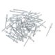 thumbnail image 1 of Remaches ciegos de gran reborde con cabeza de cúpula Tono plateado 50 Pcs Diámetro de agarre 5mm Longitud de agarre 8mm Diámetro del reborde 9.5mm Aleación de aluminio Hierro, 1 of 1