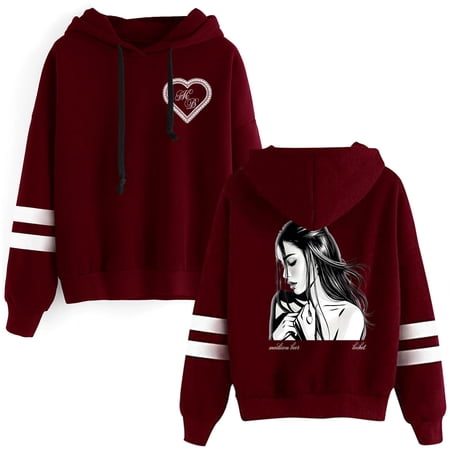 Madison Beer merch The Locket Tour hooded drawstring pocketless sweatshirt men/women music fans pullover