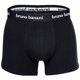 thumbnail image 2 of Bruno Banani Pack de 4 calzoncillos para hombre - Every Day, algodón Negro/Gris/Blanco/Azul M, 2 of 7