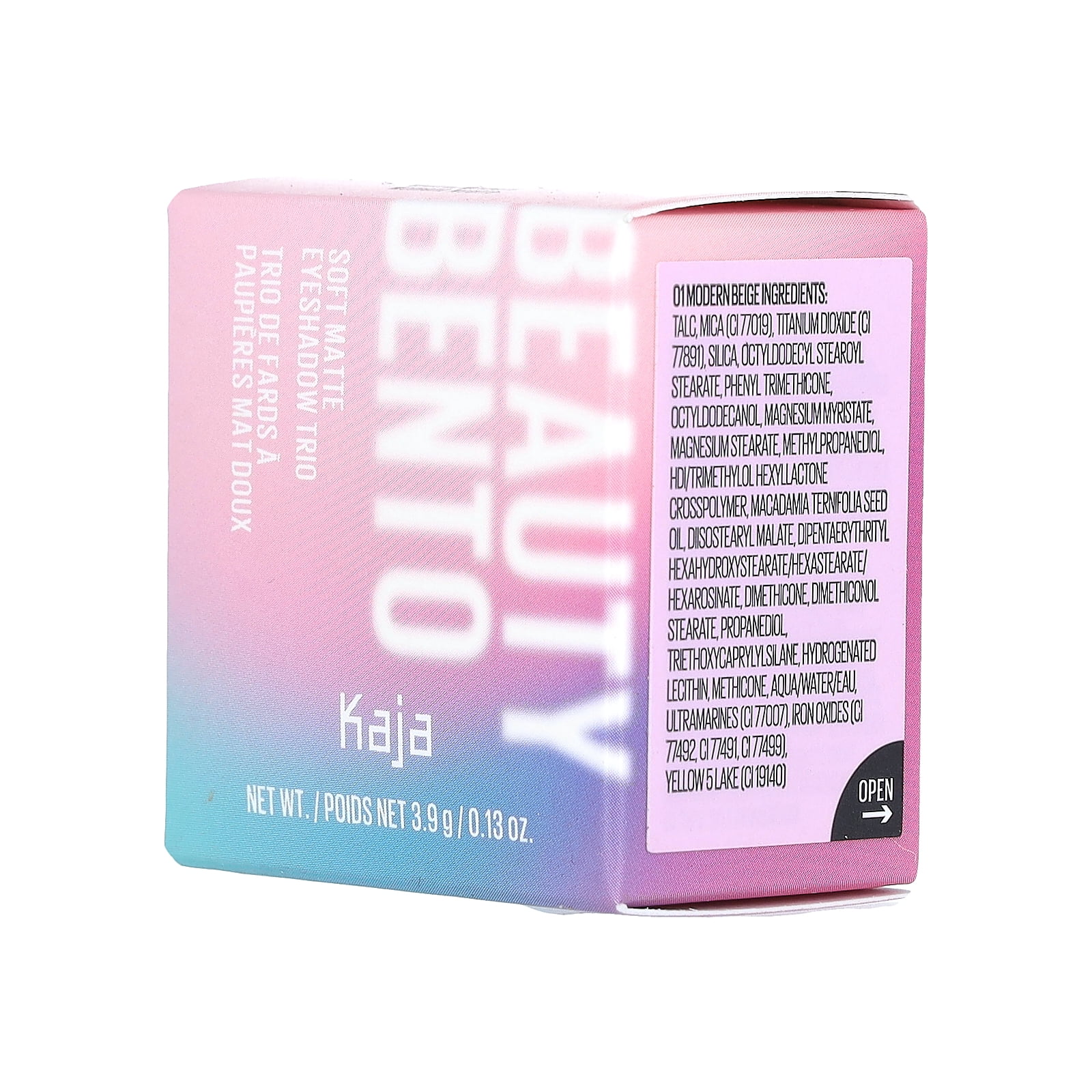 Kaja Beauty Bento, Soft Matte Eyeshadow Trio, 14 Neutral Moment, 0.13 oz (3.9 g)
