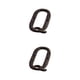 thumbnail image 3 of Cateissary Letras de Metal impecables negras, letrero para casa, placa para puerta fácil de instalar, letras de Metal, números de casa Type3 NO3, 3 of 6
