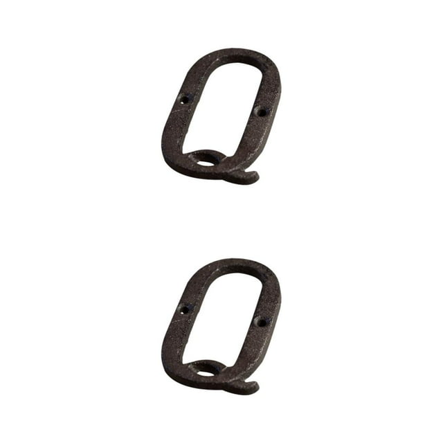 Wweixi Wide Application Metal Letters House Numbers And Stylish Choice B17--Q 2Set