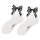 thumbnail image 1 of White Calcetines de algodón Harajuku para mujer, medias de estilo Hip Hop con lazo estampado de letras dulces de Lolita, 1 of 5