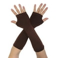 thumbnail image 1 of Unique Bargains Chauffe-Bras Sans Doigts en Acrylique pour Femme Hiver Automne Gants Longs Paire, 1 of 6