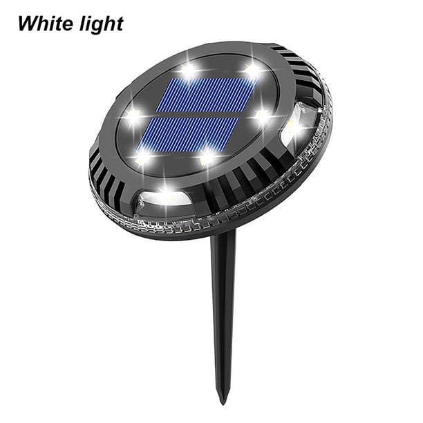 Luz de jardín Energía solar Lámpara de camino giratoria de 180 ° IP65 Luz de jardín de decoración impermeable, luz blanca Guardurnaity HA004255-01