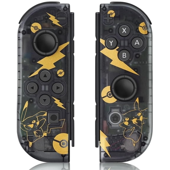 Wireless Controller Compatible with Switch for N-Switch,Wireless Left and Right Wireless Controller Compatible with Switch Gamepads supports Dual Vibration/Motion Control/Screenshot/Wake-up