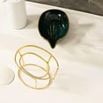 thumbnail image 3 of Jabonera, jabonera, jabonera, bandeja de drenaje, jabonera para lavabo de ducha Verde negruzco, 3 of 7