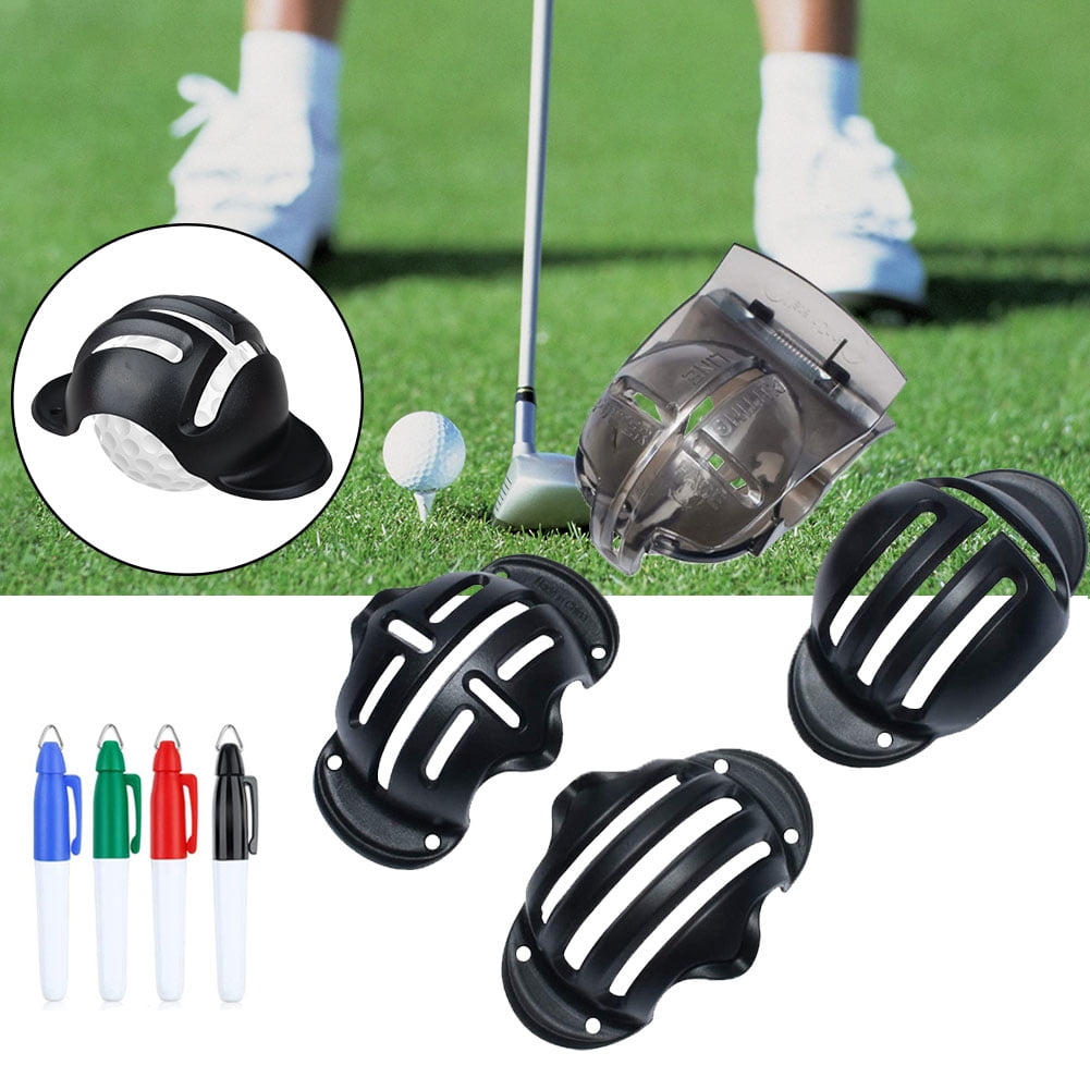 4 Pack Alignment Tool Portable Beginners Golf Ball Line Marker ...
