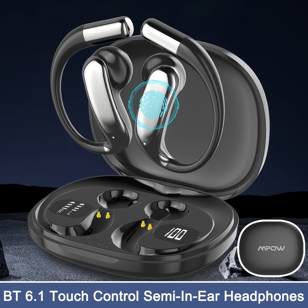 VTIN W20 Open-Air Conduction Headphones - Bluetooth 6.1, 13MM HiFi Dual Dynamic Coil, BSF DirectPitch 8.0, 90% Sound Leakage Reduction, Electroplated Earhook & 4hrs Music Time