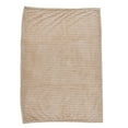thumbnail image 3 of Flannel Throw Blanket Plush Fluffy Light Breathable Fine Workmanship Stylish Simple Soft BlanketKhaki, 3 of 14