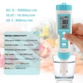 thumbnail image 2 of In 1 PH/TDS/EC/ORP/SG/Salinity/Temperature Multi-Parameter Pocket Water Quality Tester with Replaceable Electrodes C-600 PH Meter for Swimming Pools, Drinking Water and Aquariums, 2 of 8