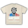 Inauguration Day 2025 Womens Cotton Maroon Short Sleeve Unisex