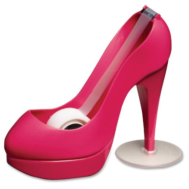 Shoe Desktop Tape Dispenser for 1" Core Tapes