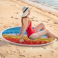 thumbnail image 1 of Toalla de Playa Redonda de Microfibra Ganfancp Super Sandproof Multiusos, 1 of 7