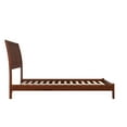 thumbnail image 4 of AFI Portland Full Low Profile Wood Platform Bed Frame with Sleigh Headboard, Walnut, 4 of 9