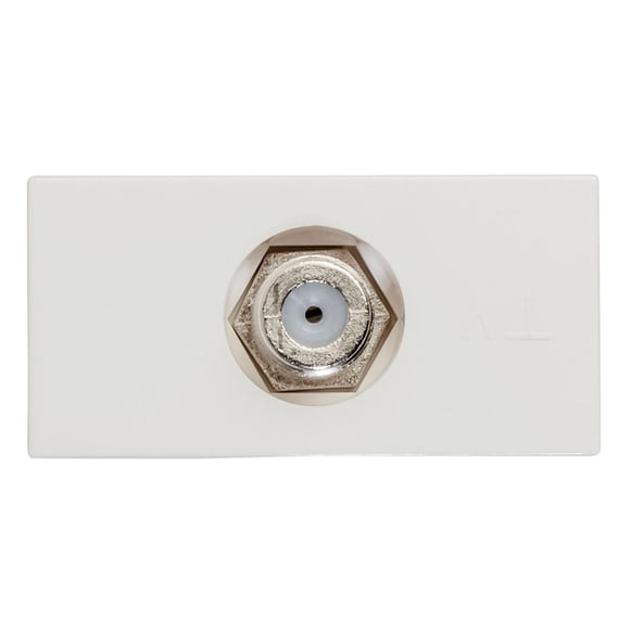 Toma Coaxial Tv Niessen Blanco Policarbonato 1 Modulo