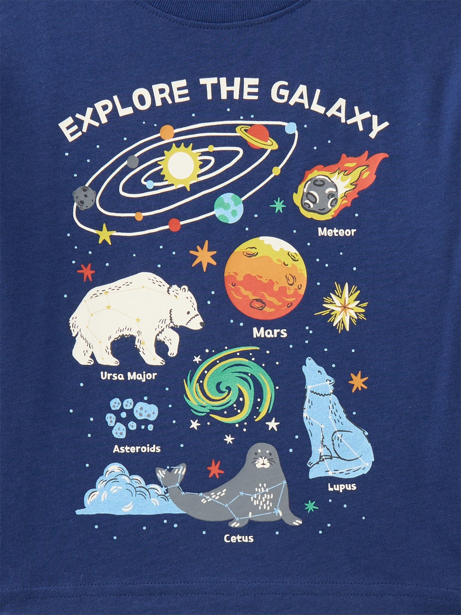 Wonder Nation Toddler Boys Cotton Twofer Graphic Tee with Long Sleeves, Sizes 12M-5T