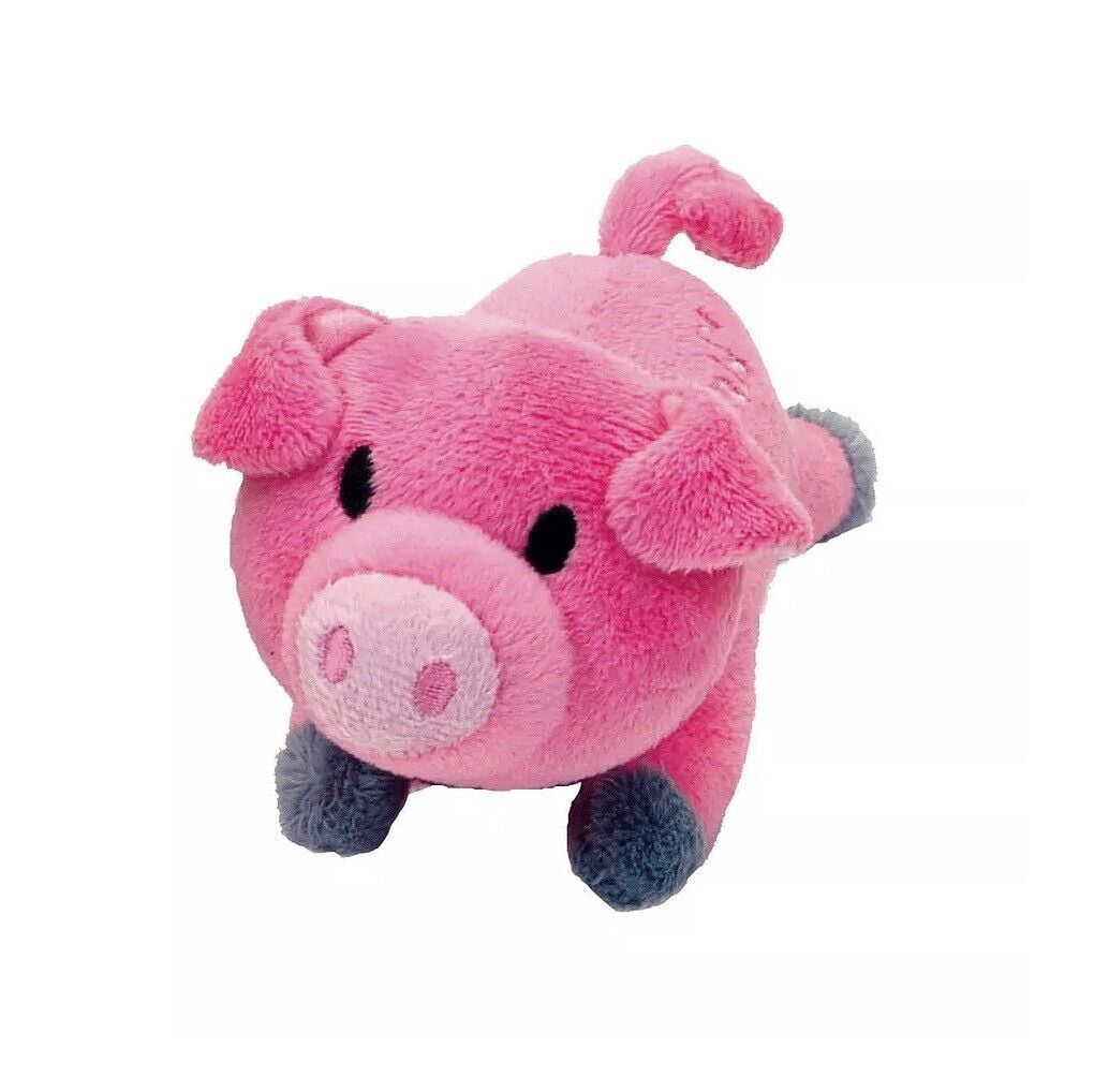 Smaller Breed 4" Dog Toys Animal Themed Adorable Plush Squeaker for Your Lil Pal (Full Set - All 6 Toys)