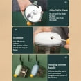 thumbnail image 4 of Ruiboury Mini Garlic Chopper Lightweight Grinder Wireless Crusher Manual Portable Masher Condiment Handheld for Fruits Meat sky blue, 4 of 6
