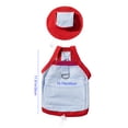 thumbnail image 3 of EGNMCR Pet Sun Protection Suit With Removable Ice Pack Breathable Garment For Dogs Leash Attachment Includes Hat Polyester pets vest, 3 of 9