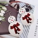 thumbnail image 3 of Fiudx Juego de Pendientes Navideños de Cuero, Pendientes Colgantes Festivos, Diseños Brillantes, Pendientes Colgantes Ligeros, Joyería Navideña, Accesorios de Fiesta para Mujer., 3 of 6