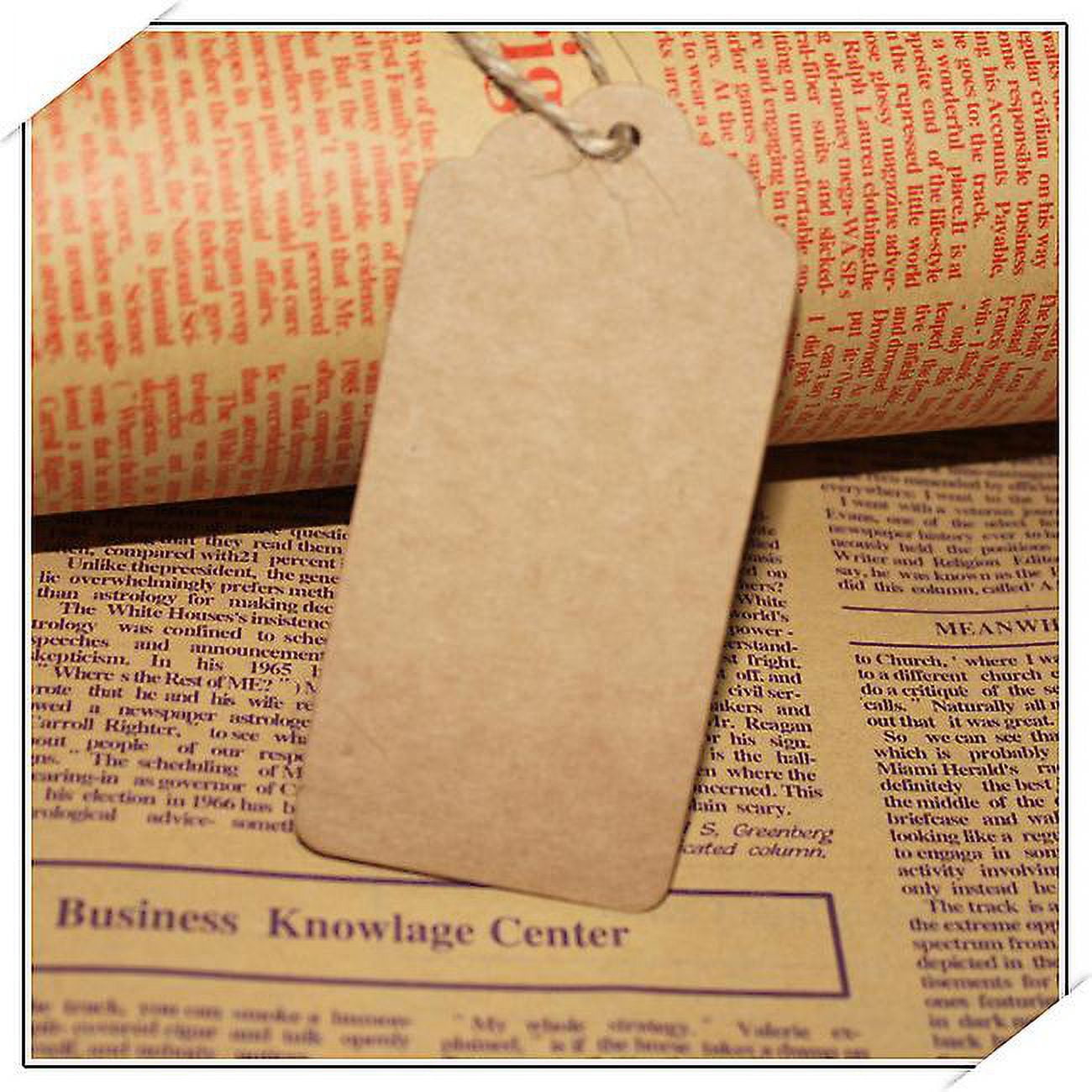 Lot De 200 étiquettes De Prix Avec Ficelle Attachée, étiquettes