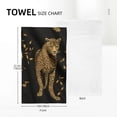 thumbnail image 4 of ARISTURING  Hand Towel Leopard，Abstract Wild Animal Leopard Pattern Hand Towel Best for Bathroom Kitchen Bath and Hand Towels 27.5*16in, 4 of 6
