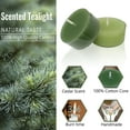 thumbnail image 3 of Scented Tealight Candles, Clear Cup Cedar Aroma Tea Lights Candles, 24 Pack Colored Tealights Candle, 6-7 Hour Burn Time Tea Candles for Party, Decor, Spa, Shabbat, 3 of 6