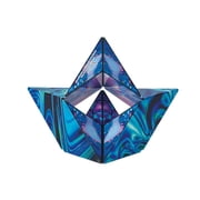SHASHIBO Magnetic Fidget Cube That Transforms Into Over 70 Shapes, Mystic Ocean by Laurence Gartel, 1 Pack