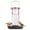 Pink, variant on Kingsyard Colorful Glass Water Bird Feeder Wild Bird Feeder for Outdoors Hanging Large Capacity
