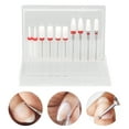 thumbnail image 1 of Brocas de Taladro de Unas, Eliminar Los Bancos de Perforación de Cerámica de Piel Muerta, Diversos Rugosidad de Rotación Derecha Izquierda para El Salón de Uñas, 1 of 7
