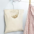 thumbnail image 6 of Clothespin Bag Storage Bag Boho Canvas Basket Wooden Clothes Pins Organizer Hanging Bags Home Decor for Laundry Home Room Accessories Bedroom, 6 of 8