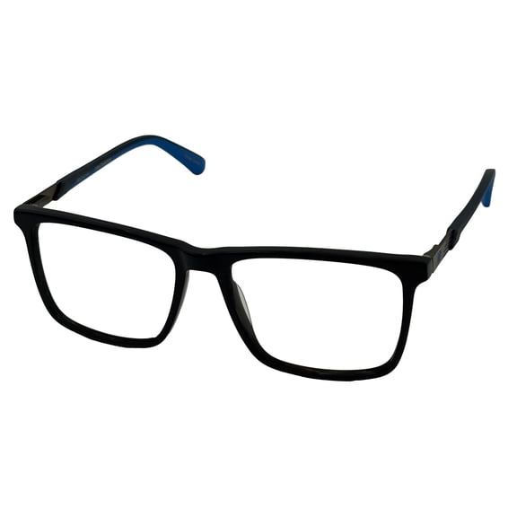 New Balance Mens Rectangle Plastic Eyewear Frame NB546 2 Navy Blue 53mm