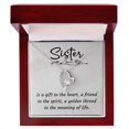thumbnail image 1 of To My Sister A Sister is a Forever Necklace w Message Card, 1 of 8