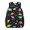 Black Colorful Elephant, variant on Blue Cat Music Lightweight Casual Backpack Travel Daypack for Women Men Work Hiking Camping Gift