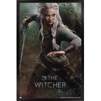 Netflix The Witcher: Season 3 - Ciri One Sheet Wall Poster, 22.375" x 34" Framed