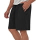 thumbnail image 5 of pstuiky Pantalones cortos para hombre, Pantalones cortos de entrenamiento casuales y cómodos para hombre con bolsillos con cordón elástico Pantalones cortos de golf, 5 of 9